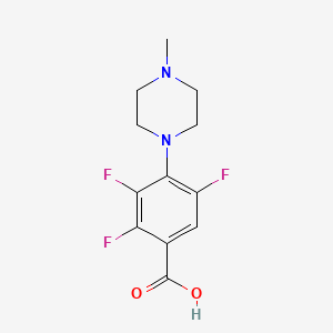 2,3,5-Trifluoro-4-(4-methylpiperazin-1-yl)benzoic acid