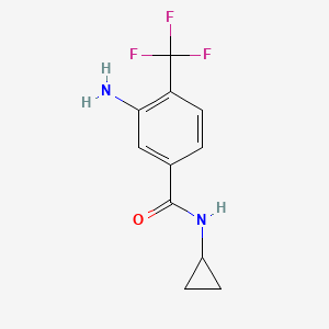 3-amino-N-cyclopropyl-4-(trifluoromethyl)benzamide