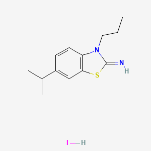 6-isopropyl-3-propylbenzo[d]thiazol-2(3H)-imine hydroiodide