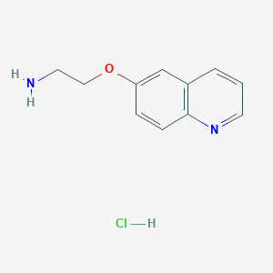2-(Quinolin-6-yloxy)ethan-1-amine hydrochloride