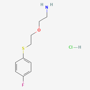2-(2-((4-Fluorophenyl)thio)ethoxy)ethan-1-amine hydrochloride