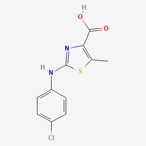 2-(4-Chloro-phenylamino)-5-methyl-thiazole-4-carboxylic acid