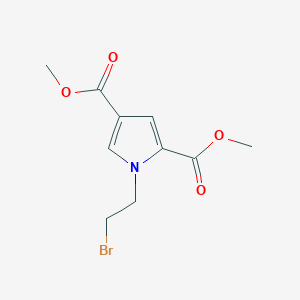 1H-Pyrrole-2,4-dicarboxylic acid, 1-(2-bromoethyl)-, 2,4-dimethyl ester