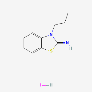 3-propylbenzo[d]thiazol-2(3H)-imine hydroiodide
