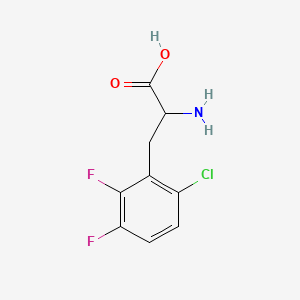 6-Chloro-2,3-difluoro-DL-phenylalanine