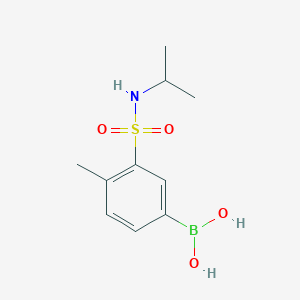 molecular formula C10H16BNO4S B1405218 (3-(N-isopropylsulfamoyl)-4-methylphenyl)boronic acid CAS No. 866758-51-2