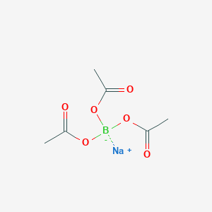 molecular formula C6H10BNaO6 B140522 Sodium triacetoxyborohydride CAS No. 56553-60-7