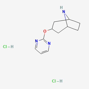 3-(Pyrimidin-2-yloxy)-8-azabicyclo[3.2.1]octane dihydrochloride