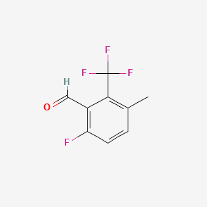 6-Fluoro-3-methyl-2-(trifluoromethyl)benzaldehyde
