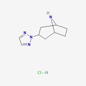(1R,5S)-3-(2H-1,2,3-triazol-2-yl)-8-azabicyclo[3.2.1]octane hydrochloride