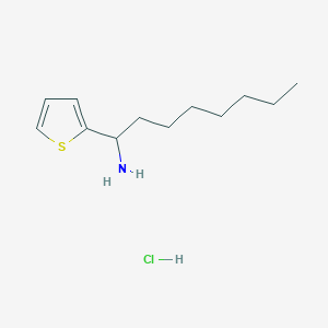 1-(Thiophen-2-yl)octan-1-amine hydrochloride