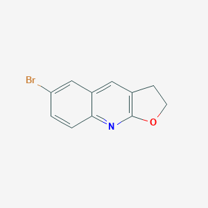molecular formula C11H8BrNO B140524 6-Bromo-2,3-dihydrofuro[2,3-b]quinoline CAS No. 158725-34-9