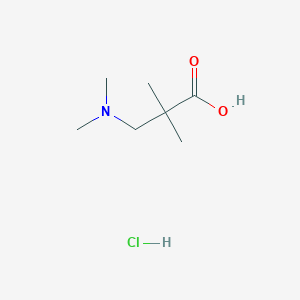 3-(Dimethylamino)-2,2-dimethylpropanoic acid hydrochloride