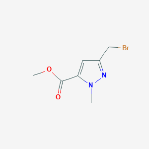 5-Bromomethyl-2-methyl-2H-pyrazole-3-carboxylic acid methyl ester