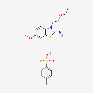 3-(2-ethoxyethyl)-6-methoxybenzo[d]thiazol-2(3H)-imine 4-methylbenzenesulfonate