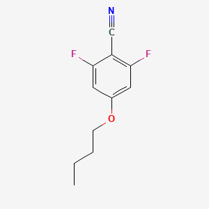 molecular formula C11H11F2NO B1405249 4-Butoxy-2,6-difluorobenzonitrile CAS No. 1373920-94-5