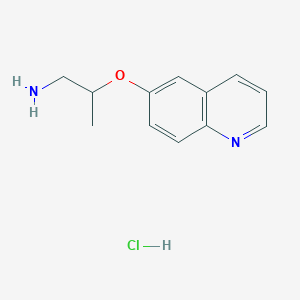 2-(Quinolin-6-yloxy)propan-1-amine hydrochloride