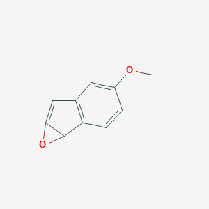 molecular formula C10H8O2 B14052673 4-Methoxy-1aH-indeno[1,2-b]oxirene 
