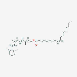 molecular formula C38H62O2 B140528 9-cis-Retinyl Oleate CAS No. 79433-57-1