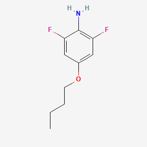 molecular formula C10H13F2NO B1405294 4-Butoxy-2,6-difluoroaniline CAS No. 1373920-83-2