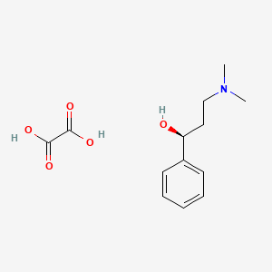 molecular formula C13H19NO5 B1405298 (S)-3-(dimethylamino)-1-phenylpropan-1-ol; oxalic acid CAS No. 873436-53-4