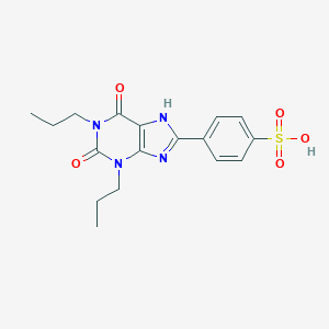molecular formula C17H20N4O5S B014053 1,3-Dipropyl-8-p-sulfophenylxanthine CAS No. 89073-57-4