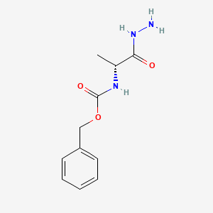 benzyl N-[(1R)-1-(hydrazinecarbonyl)ethyl]carbamate
