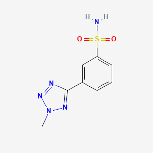 molecular formula C8H9N5O2S B1405305 3-(2-Methyl-2H-tetrazol-5-yl)-benzenesulfonamide CAS No. 1355334-91-6