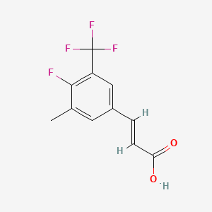 4-Fluoro-3-methyl-5-(trifluoromethyl)cinnamic acid