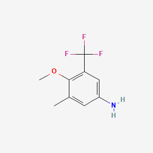 4-Methoxy-3-methyl-5-(trifluoromethyl)aniline