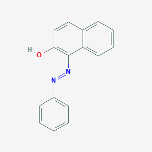 molecular formula C₁₆H₁₂N₂O B140532 Sudan I CAS No. 842-07-9