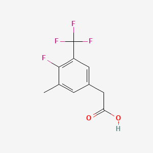 4-Fluoro-3-methyl-5-(trifluoromethyl)phenylacetic acid