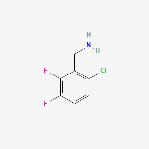 molecular formula C7H6ClF2N B1405325 6-Chloro-2,3-difluorobenzylamine CAS No. 1373921-11-9
