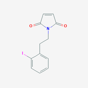 molecular formula C12H10INO2 B140533 N-(4-Iodophenethyl)maleimide CAS No. 136947-30-3
