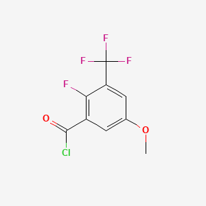 2-Fluoro-5-methoxy-3-(trifluoromethyl)benzoyl chloride