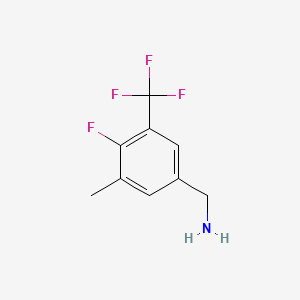4-Fluoro-3-methyl-5-(trifluoromethyl)benzylamine