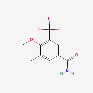 4-Methoxy-3-methyl-5-(trifluoromethyl)benzamide