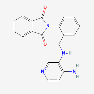 2-(2-(((4-Aminopyridin-3-yl)amino)methyl)phenyl)isoindoline-1,3-dione