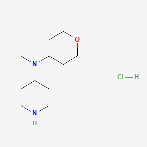 N-Methyl-N-(tetrahydro-2H-pyran-4-yl)piperidin-4-amine hydrochloride