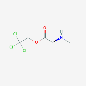 molecular formula C6H10Cl3NO2 B14053428 N-Methyl-L-alanine 2,2,2-Trichloroethyl Ester 