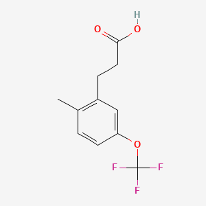 3-[2-Methyl-5-(trifluoromethoxy)phenyl]propionic acid