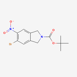 tert-Butyl 5-bromo-6-nitroisoindoline-2-carboxylate