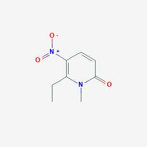 molecular formula C8H10N2O3 B1405363 6-Ethyl-1-methyl-5-nitropyridin-2(1H)-one CAS No. 1624262-15-2
