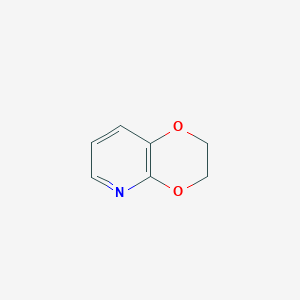 molecular formula C7H7NO2 B140537 2,3-Dihydro-1,4-dioxino[2,3-b]pyridine CAS No. 129421-32-5