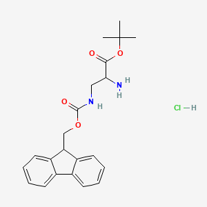 molecular formula C22H27ClN2O4 B14053761 H-Dap(Fmoc)-OtBu.HCl 