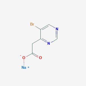 Sodium 2-(5-bromopyrimidin-4-yl)acetate