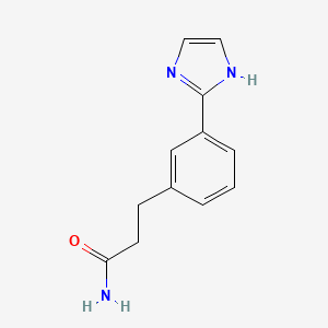 3-(3-(1H-Imidazol-2-yl)phenyl)propanamide