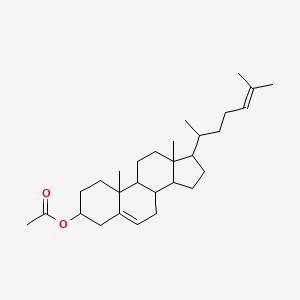 molecular formula C29H46O2 B14053901 Desmosterol acetate 