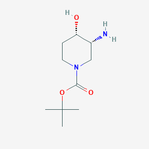 tert-butyl (3R,4S)-3-amino-4-hydroxypiperidine-1-carboxylate