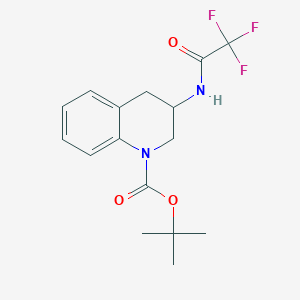 tert-Butyl 3-(2,2,2-trifluoroacetamido)-3,4-dihydroquinoline-1(2H)-carboxylate